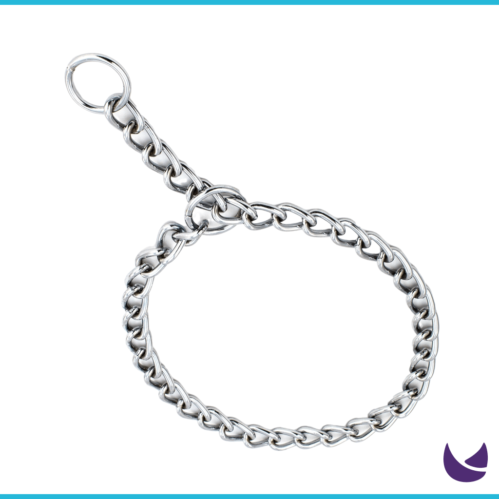 Silver Choke Chain for Dogs