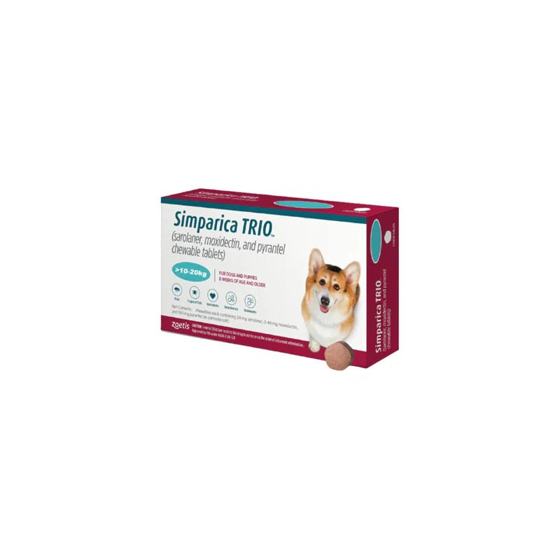 Simparica TRIO 10 - 20kg 3Doses