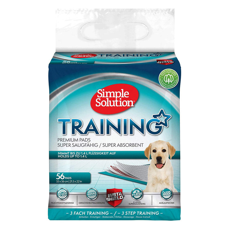 Simple Solution Premium Dog and Puppy Training Pads 56 Pads