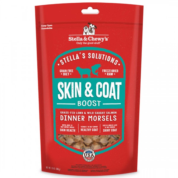 Stella & Chewys Skin & Coat Grass Fed Lamb & Wild Caught Salmon 13oz