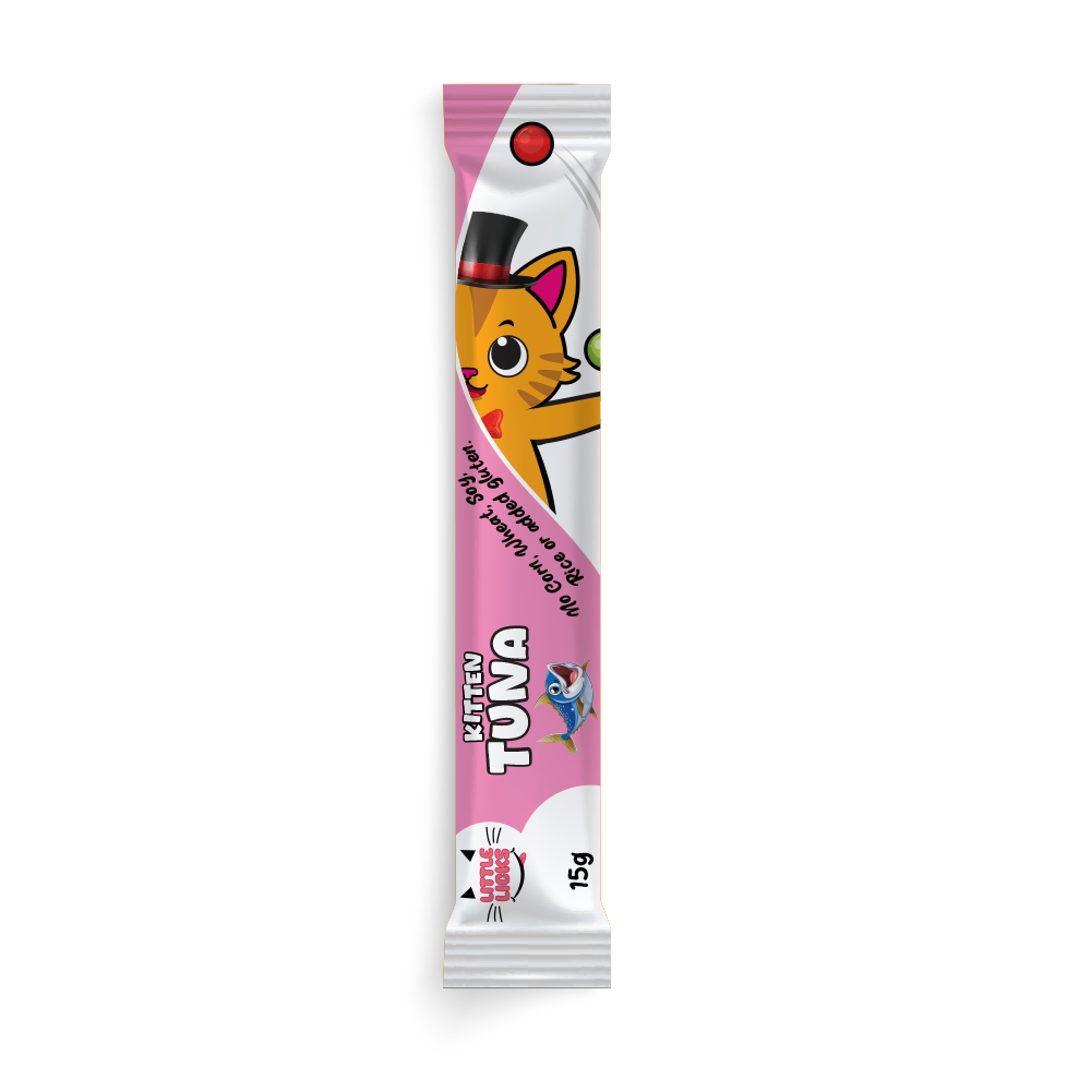 Smudges Little Licks Tuna Creamy Bisque Treats for Kitten Cat 1 x 15g