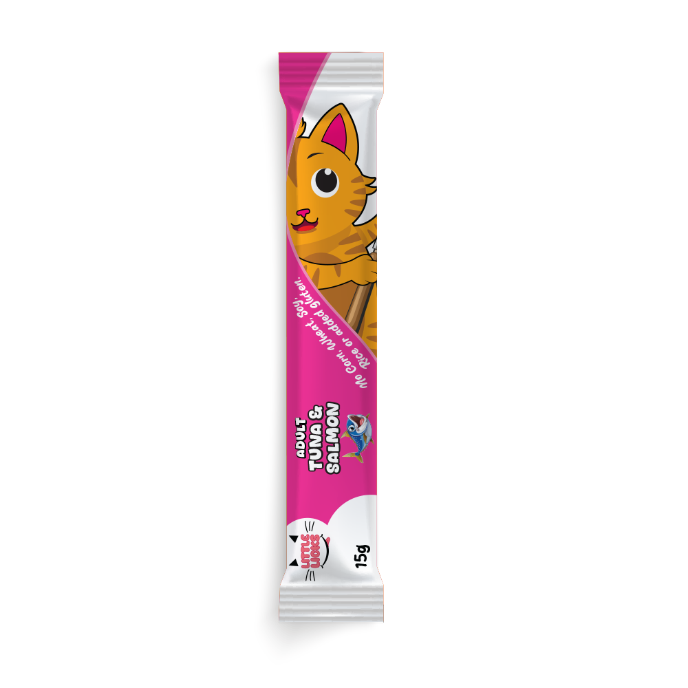 Smudges Little Licks Tuna & Salmon Creamy Bisque Treats for Adult Cat 1 x 15g