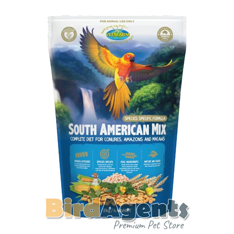 South American Mix - Complete Diet for Conures, Amazons & Macaws