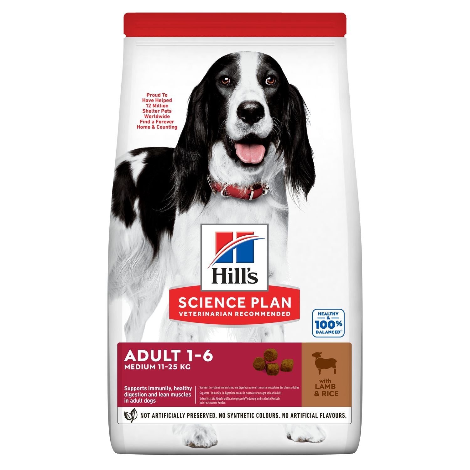 Hills Science Plan Medium Adult Dog Food with Lamb & Rice