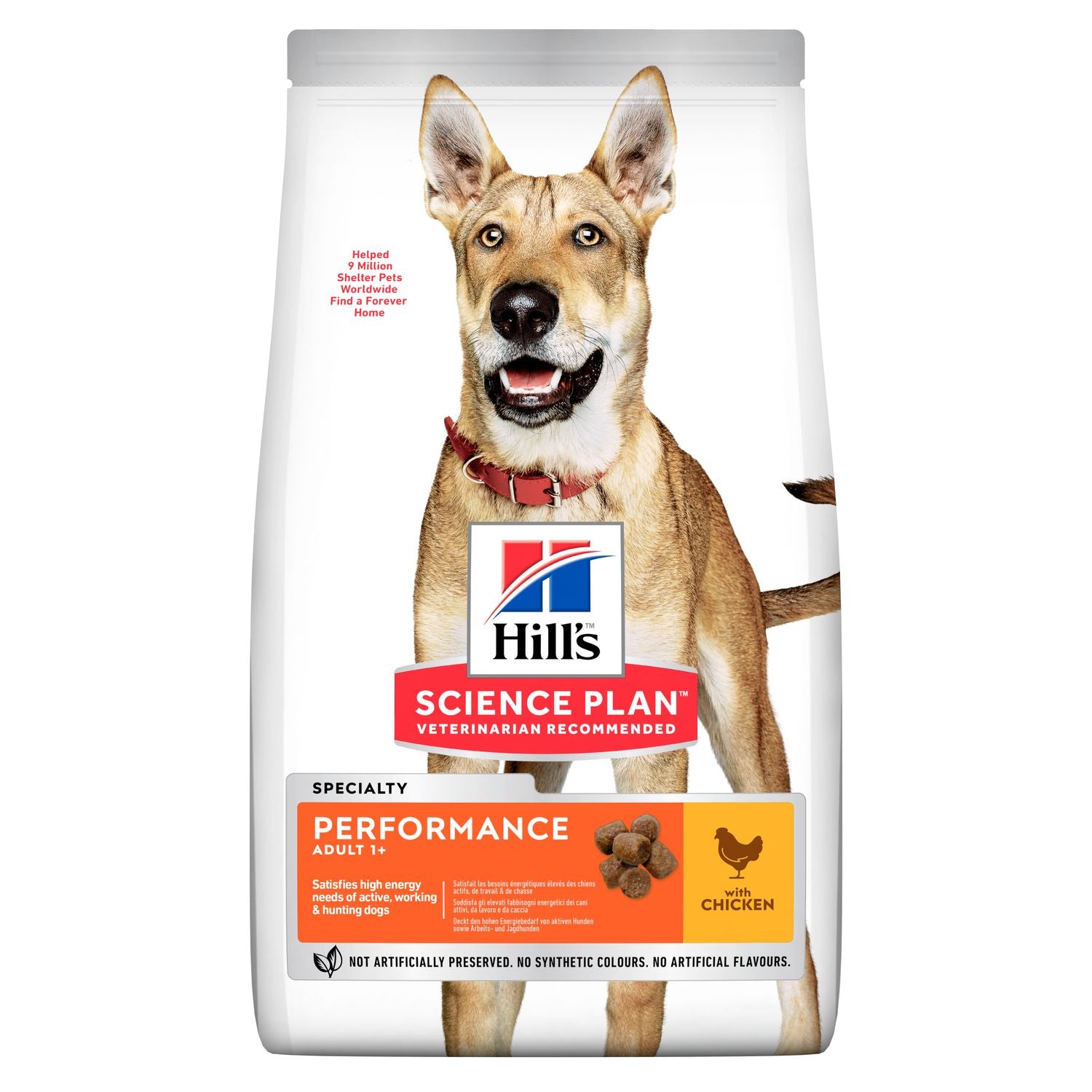 Hills Science Plan Performance Adult Dog Food with Chicken 14kg