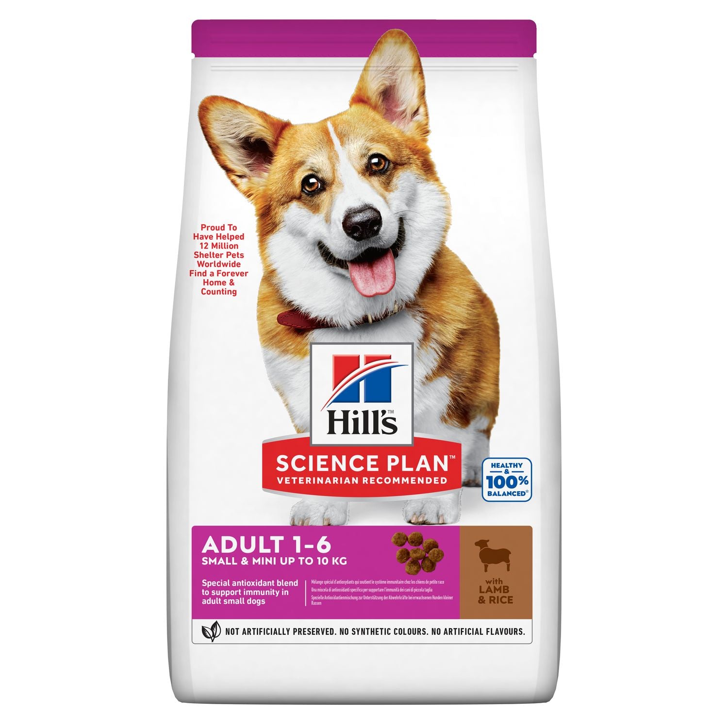 Hills Science Plan Small & Mini Adult Dog Food with Lamb & Rice 1.5kg