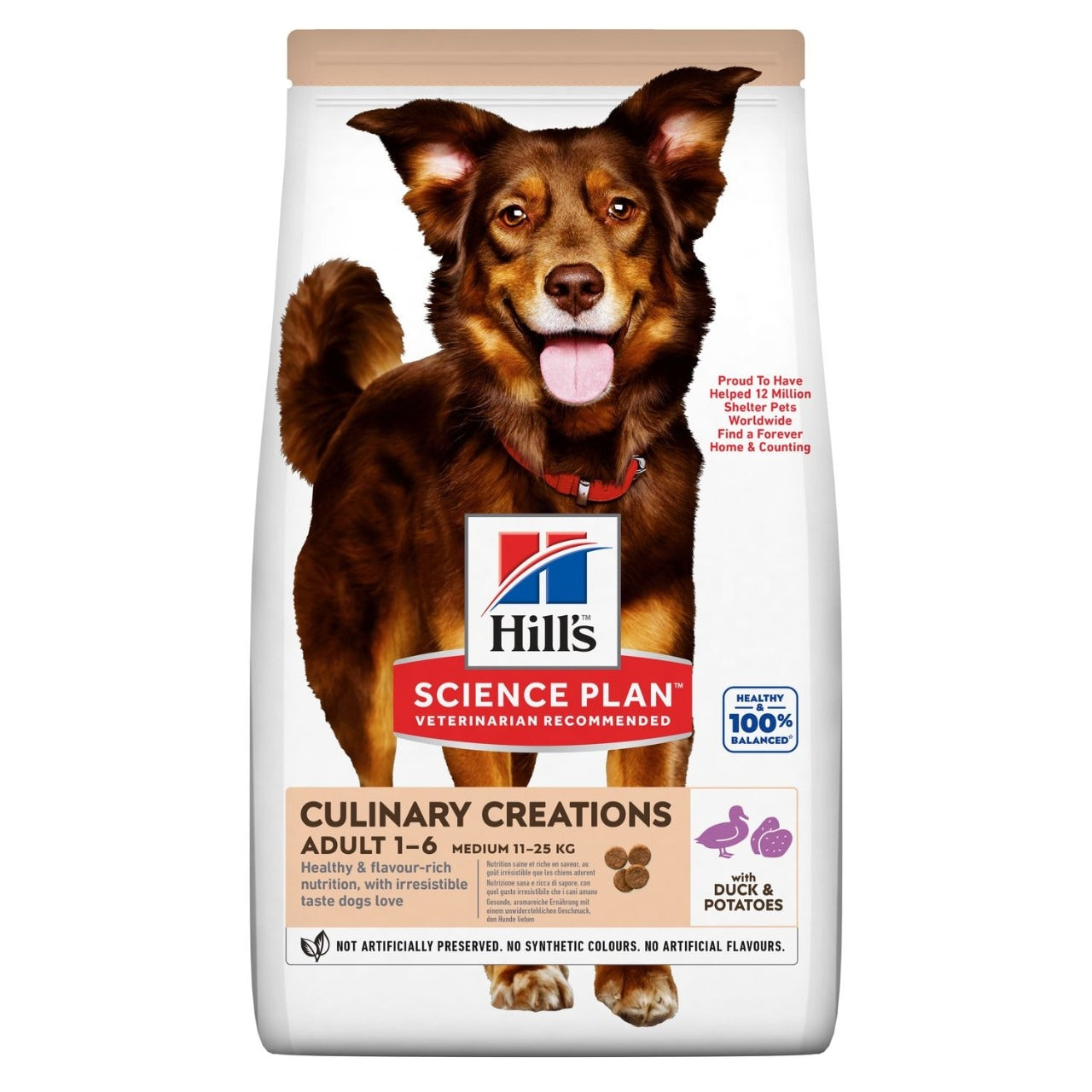 Hills Science Plan Culinary Creation Adult Dog food Duck & Potatoes 14kg