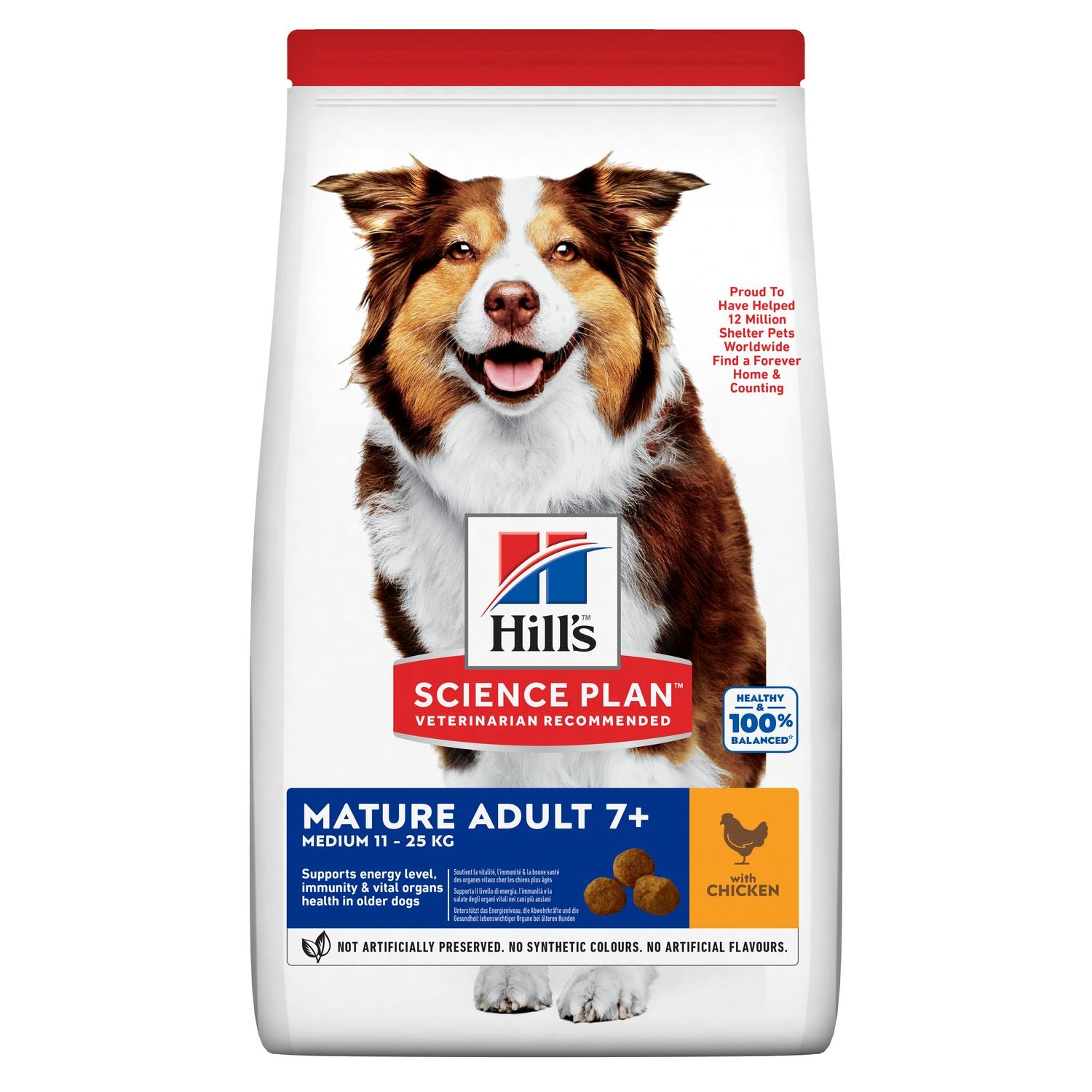Hills Science Plan Medium Mature Adult 7+ Dog Food with Chicken