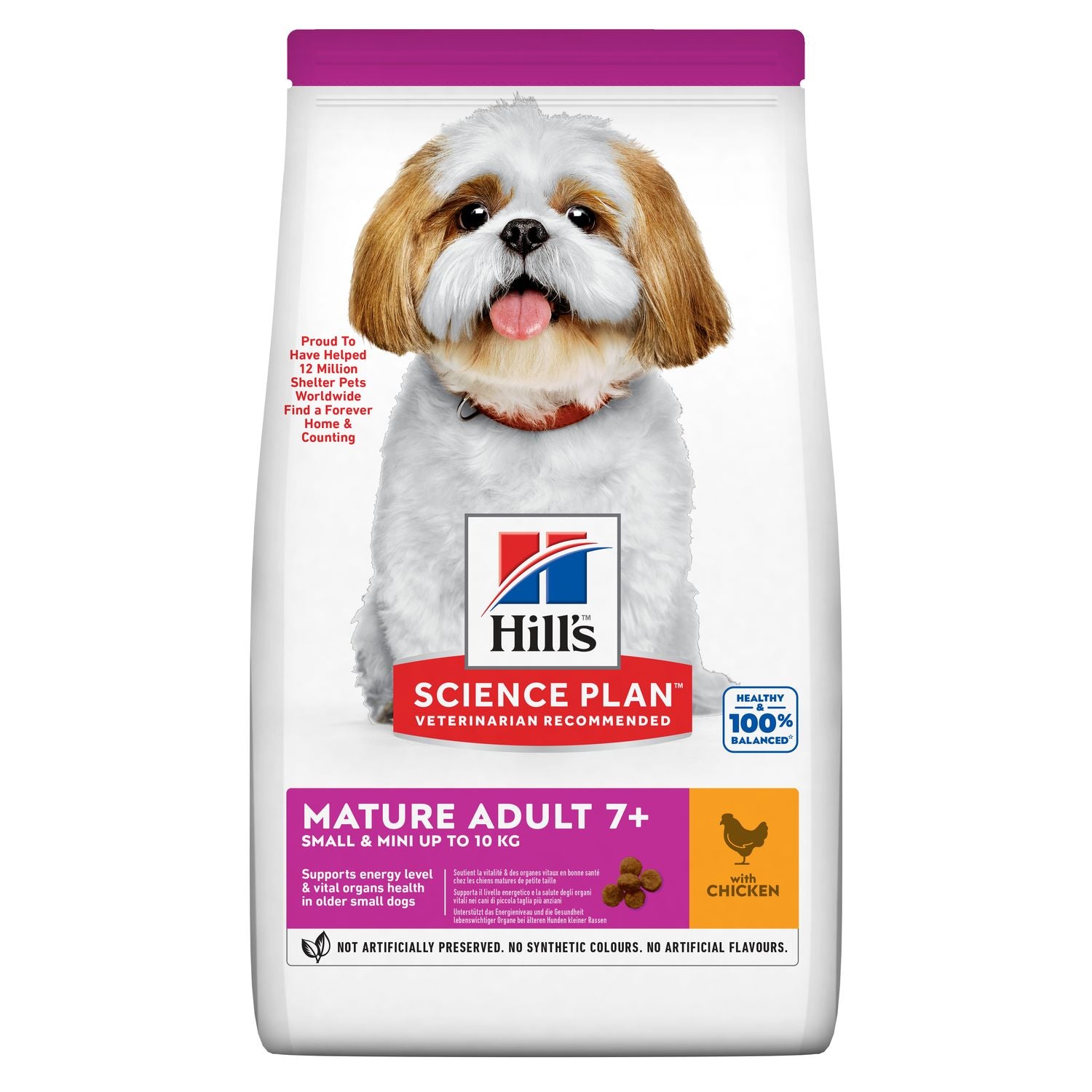 Hills Science Plan Small & Mini Mature Adult 7 + Dog Food with Chicken 3kg