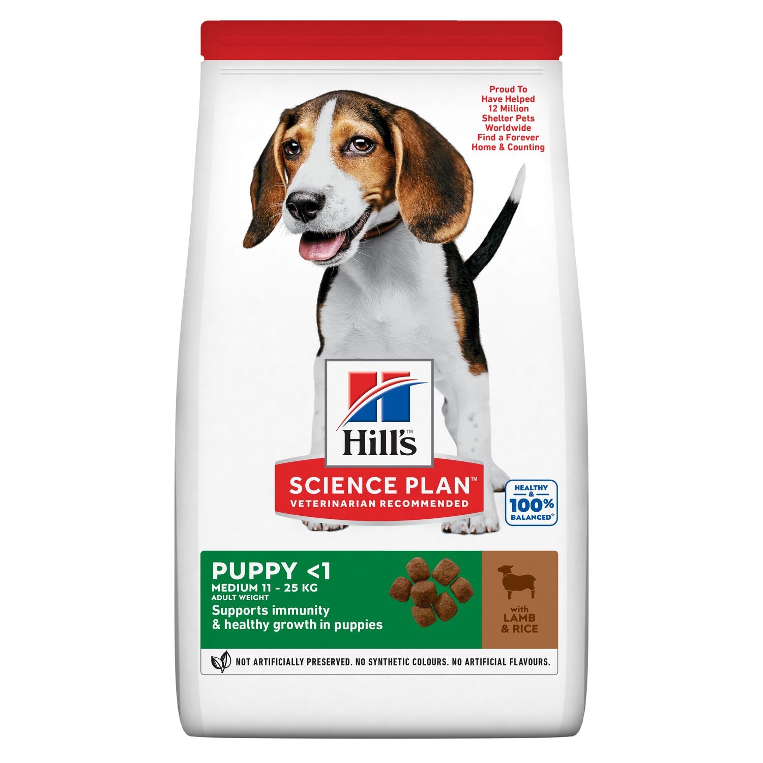 Hills Science Plan Medium Puppy Food with Lamb & Rice