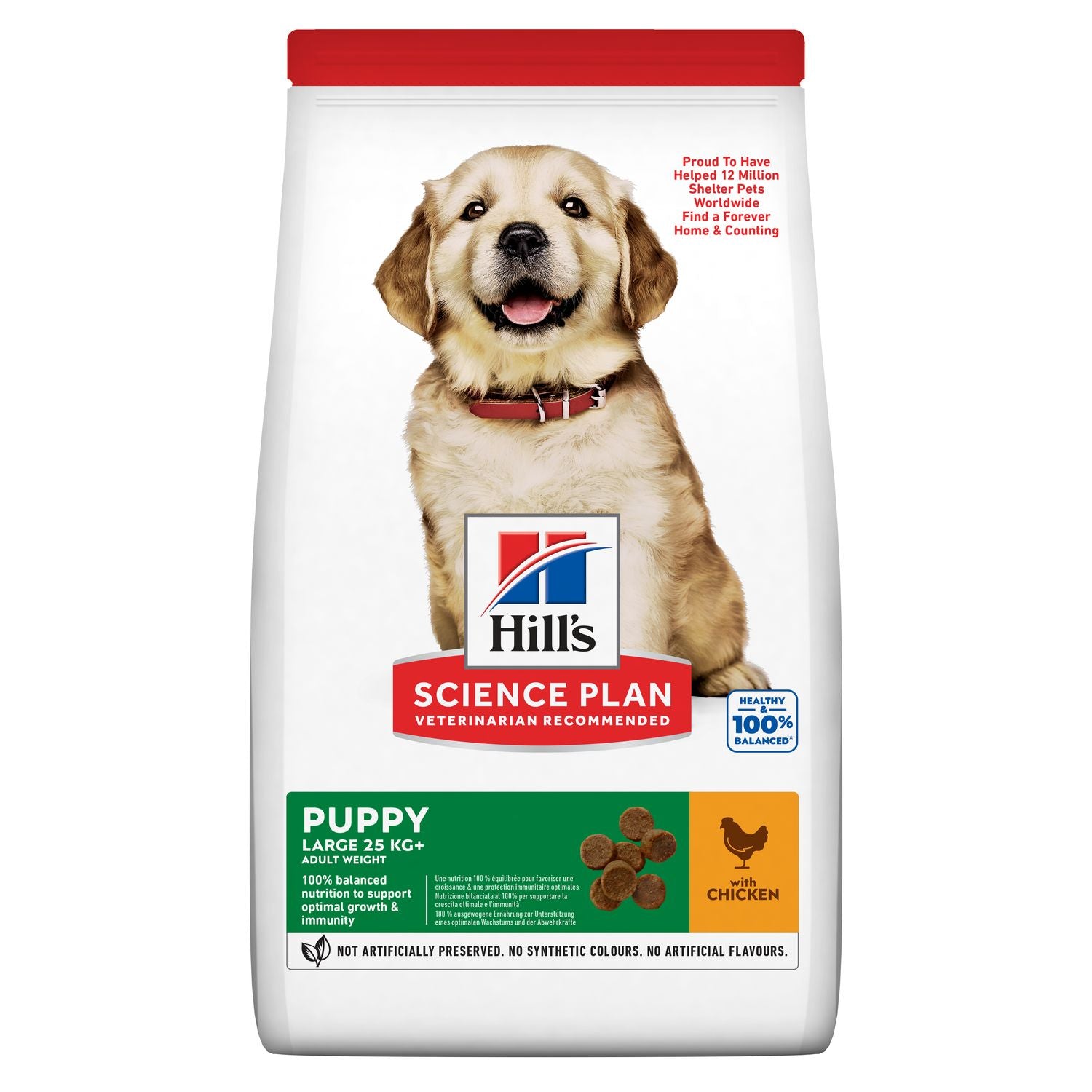 Hills Science Plan Large Breed Puppy Food with Chicken