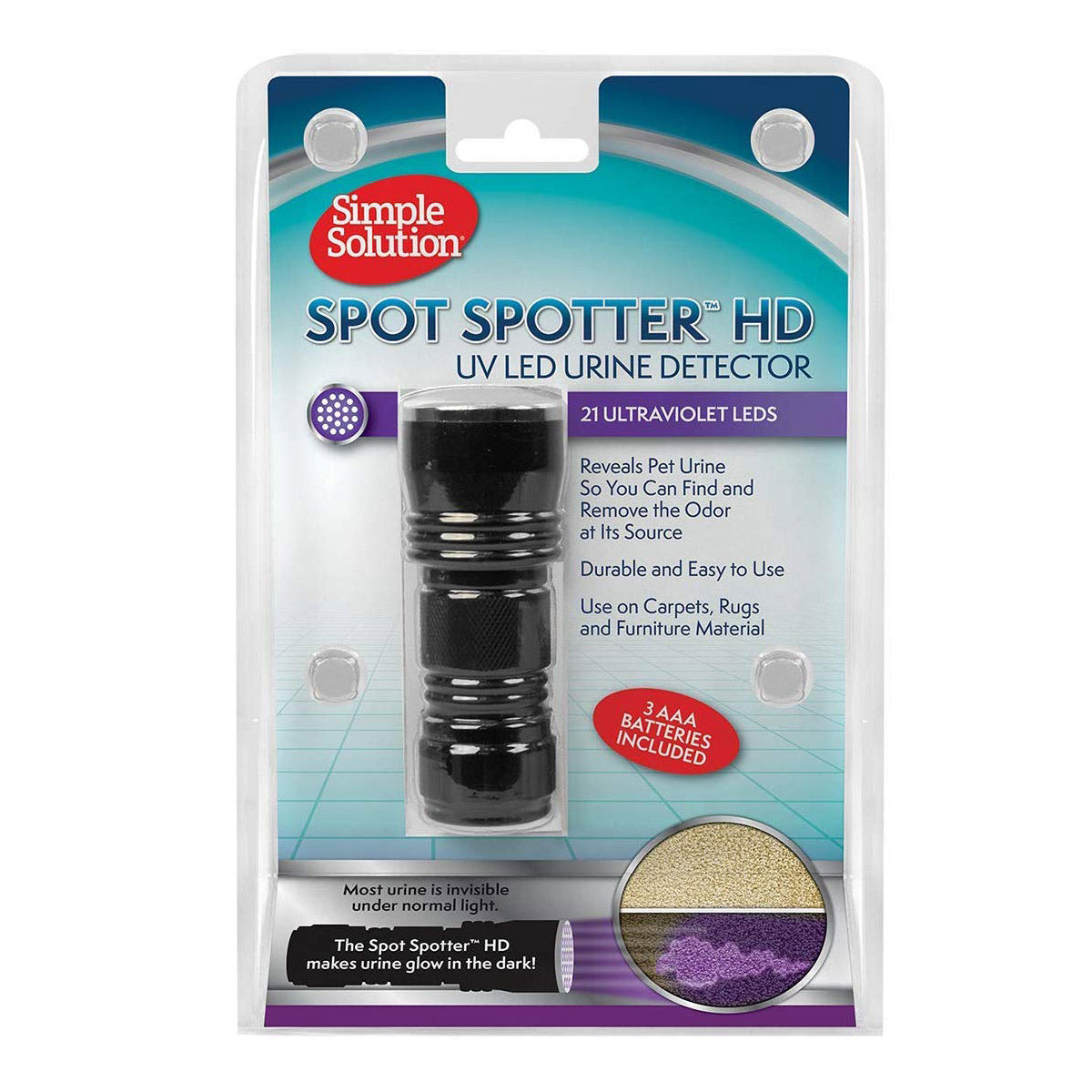 SIMPLE SOLUTION UV Pet Urine Detector