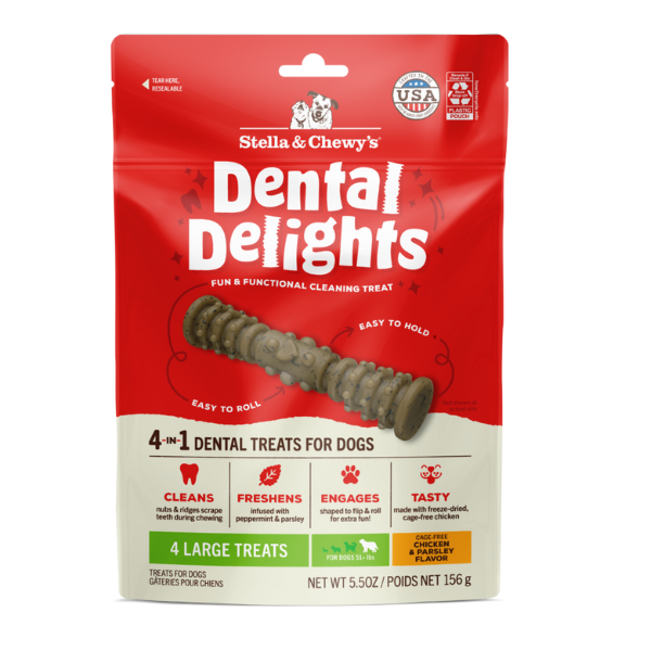 Stella & Chewy’s Dog Dental Treats Delights Large