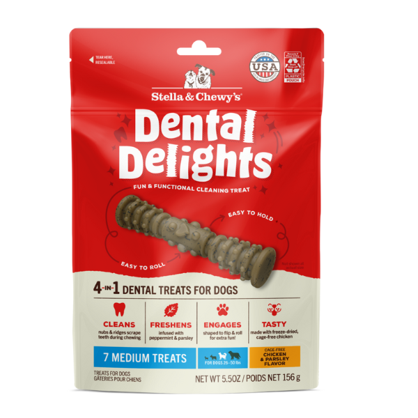 Stella & Chewy’s Dog Dental Treats Delights Medium