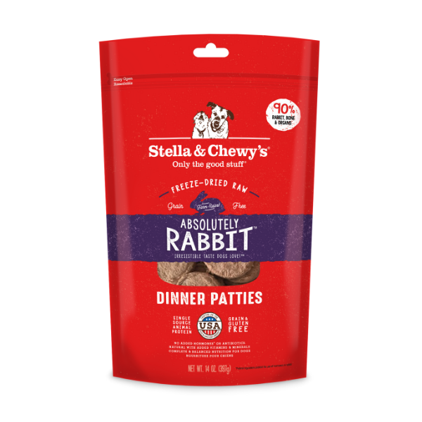 Stella & Chewys Dog FD Absolutely Rabbit Patties