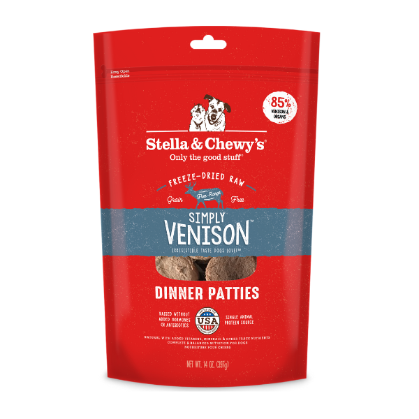 Stella & Chewys Dog Freeze Dried Simply Venison Dinner