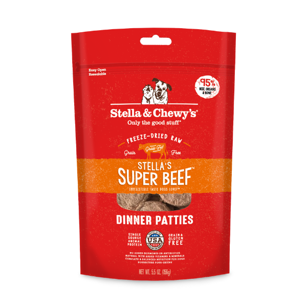 Stella & Chewys Dog FD Stellas Super Beef Patties