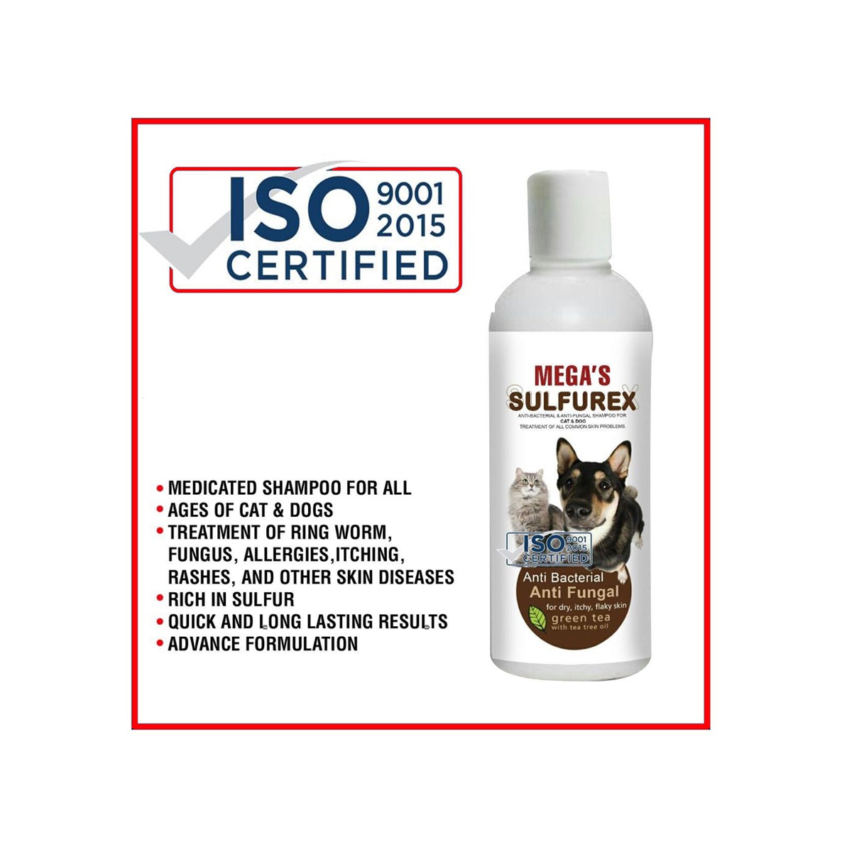 Sulfurex Anti Bacterial & Anti Fungal Shampoo