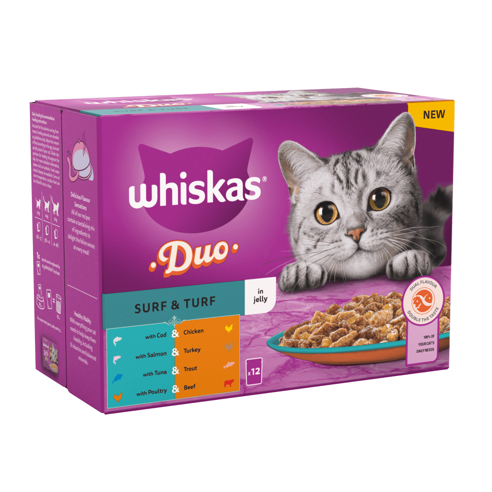 Whiskas Duo Surf and Turf Cat Jelly