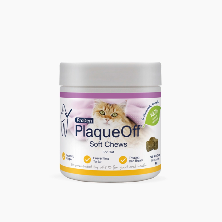 Proden Plaqueoff Soft Chews For Cats – 120 Chews, 90 G