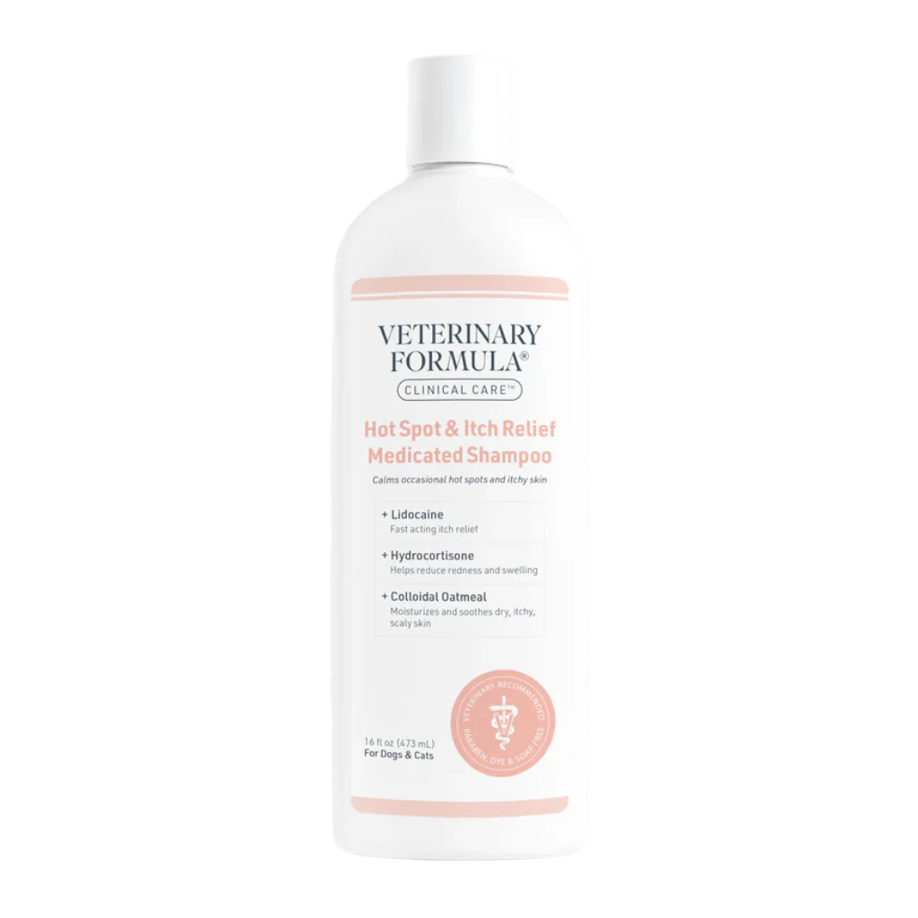 Synergy Labs Veterinary Formula Clinical Care Hot Spot & Itch Relief Medicated Shampoo For Dogs & Cats
