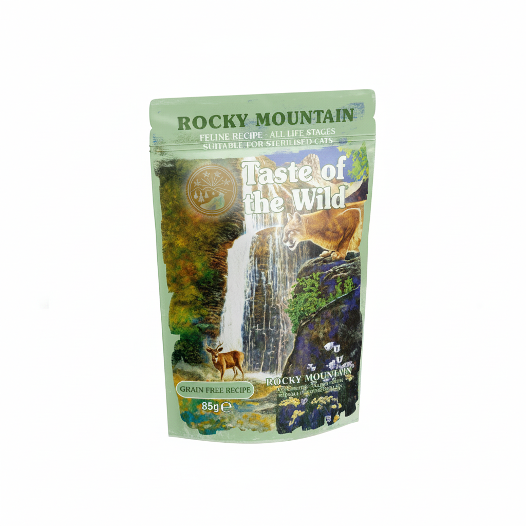 Taste of the Wild Rocky Mountain Cat Pouch Chunks in Gravy 85g