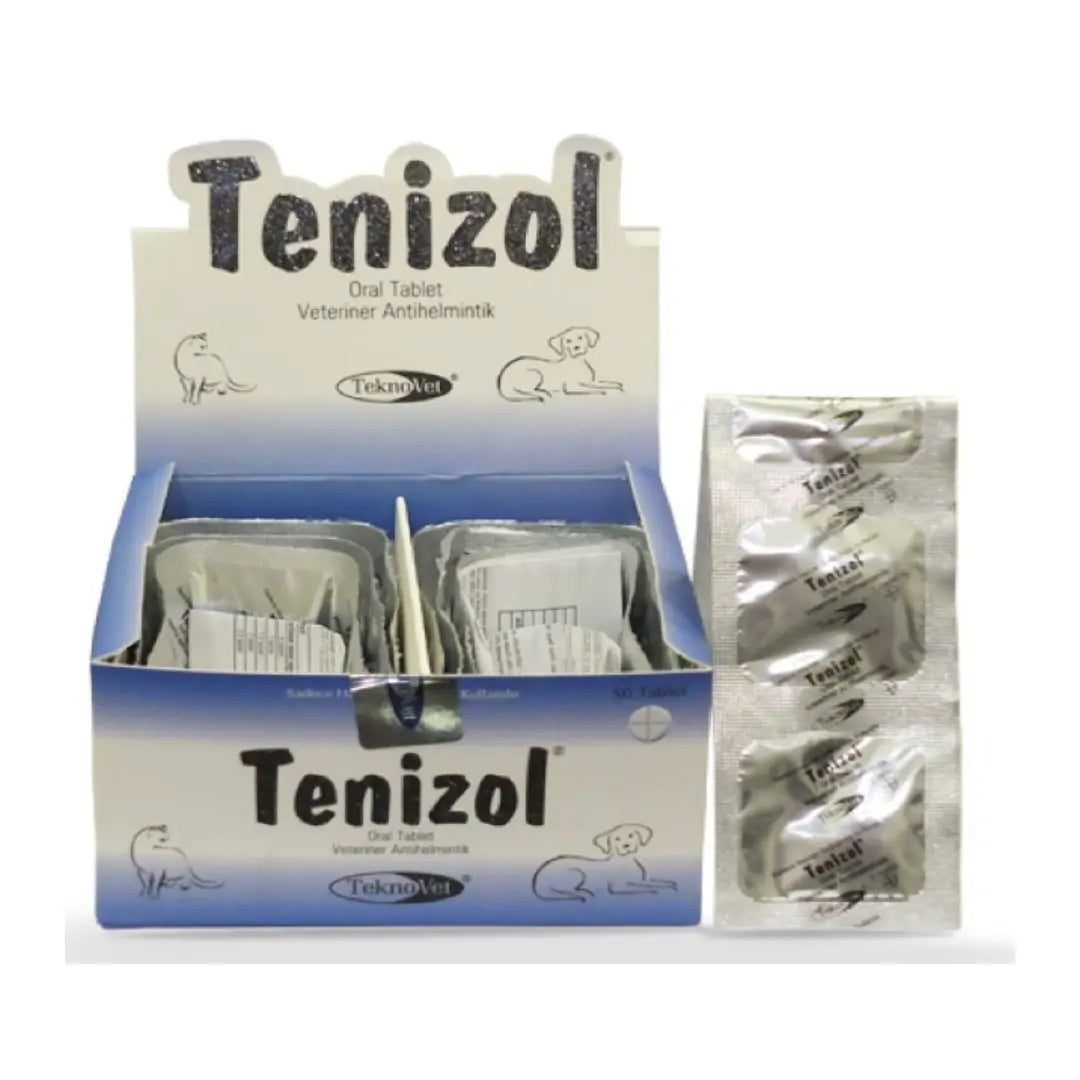 TEKNOVET TENIZOL DEWORMING, ENDOPARASITE & ANTHELMINTIC (DOG & CAT) ORAL TABLET