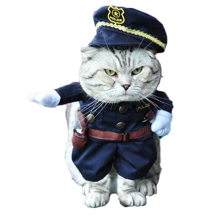 The Pets Club Dog Costume Police With Hat