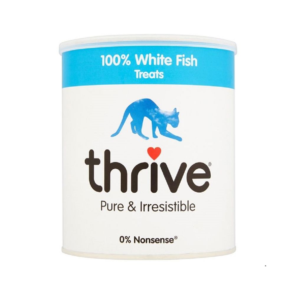 Thrive 100% White Fish Cat Treats - 110g