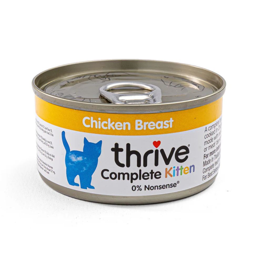 Thrive Complete Chicken Breast Canned Kitten Food - 75 g - Pack of 12