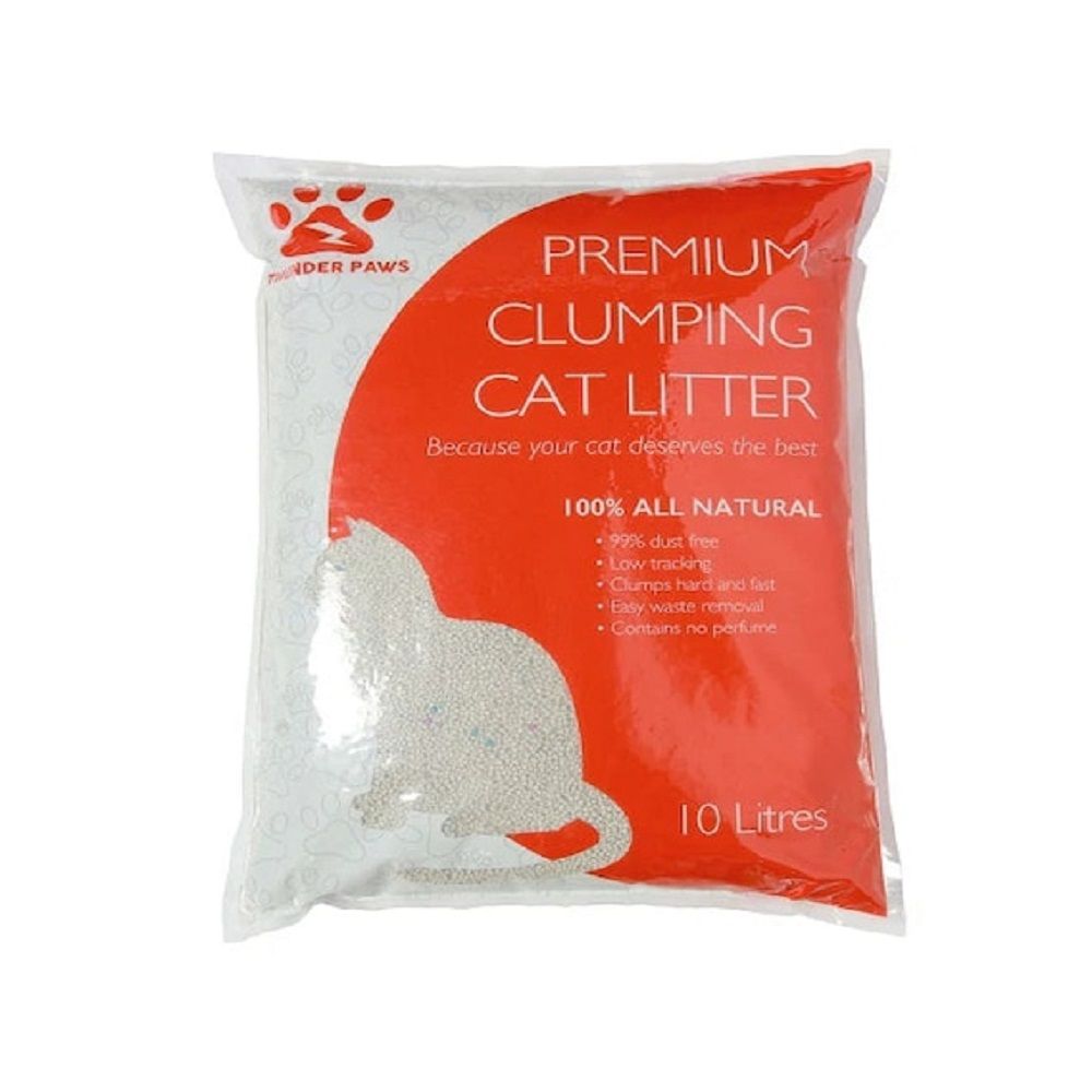 Thunder Paws Advance Care Clumping Unscented Cat Litter - 10 L