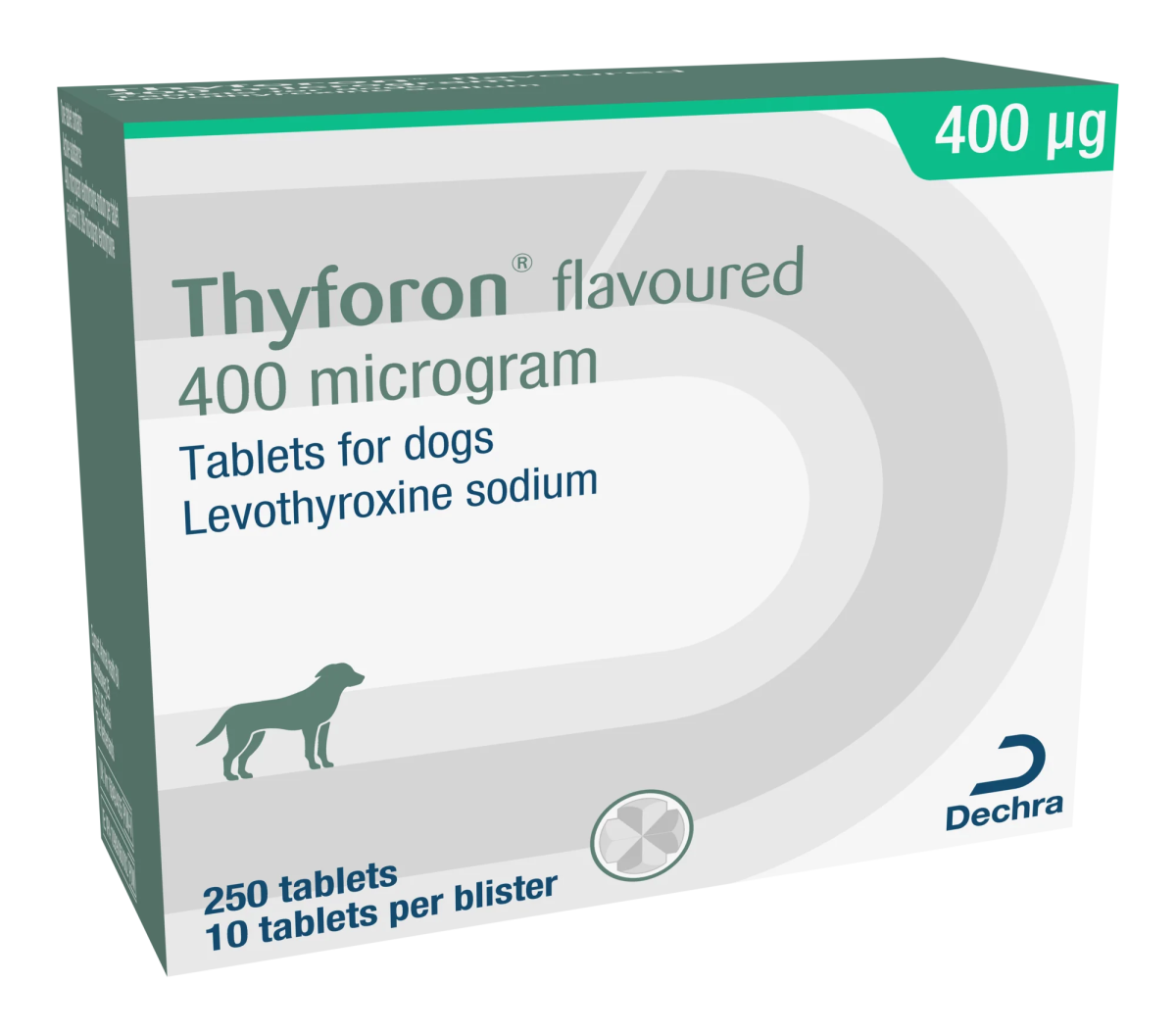 Thyforon Flavoured Tablets 400mcg 250Tabs - Levothyroxine Sodium