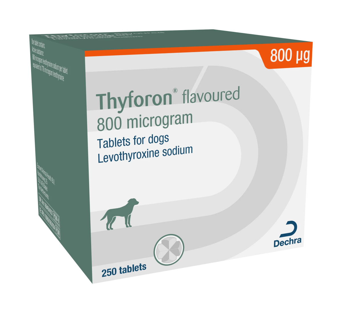 Thyforon Flavoured Tablets 800mcg 250Tabs - Levothyroxine Sodium