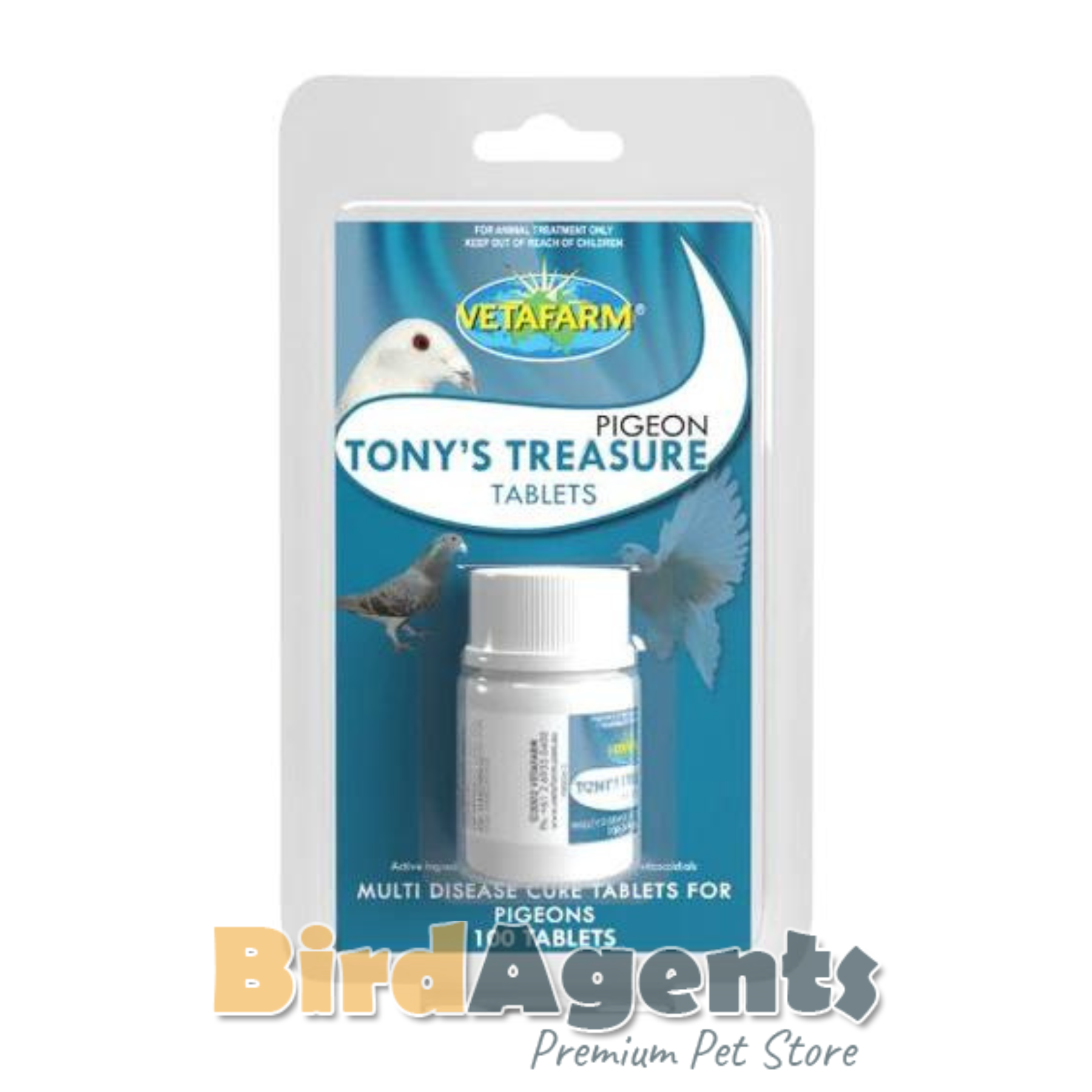 Tonyβs Treasure Tablets β Broad-Spectrum Treatment for Pigeons