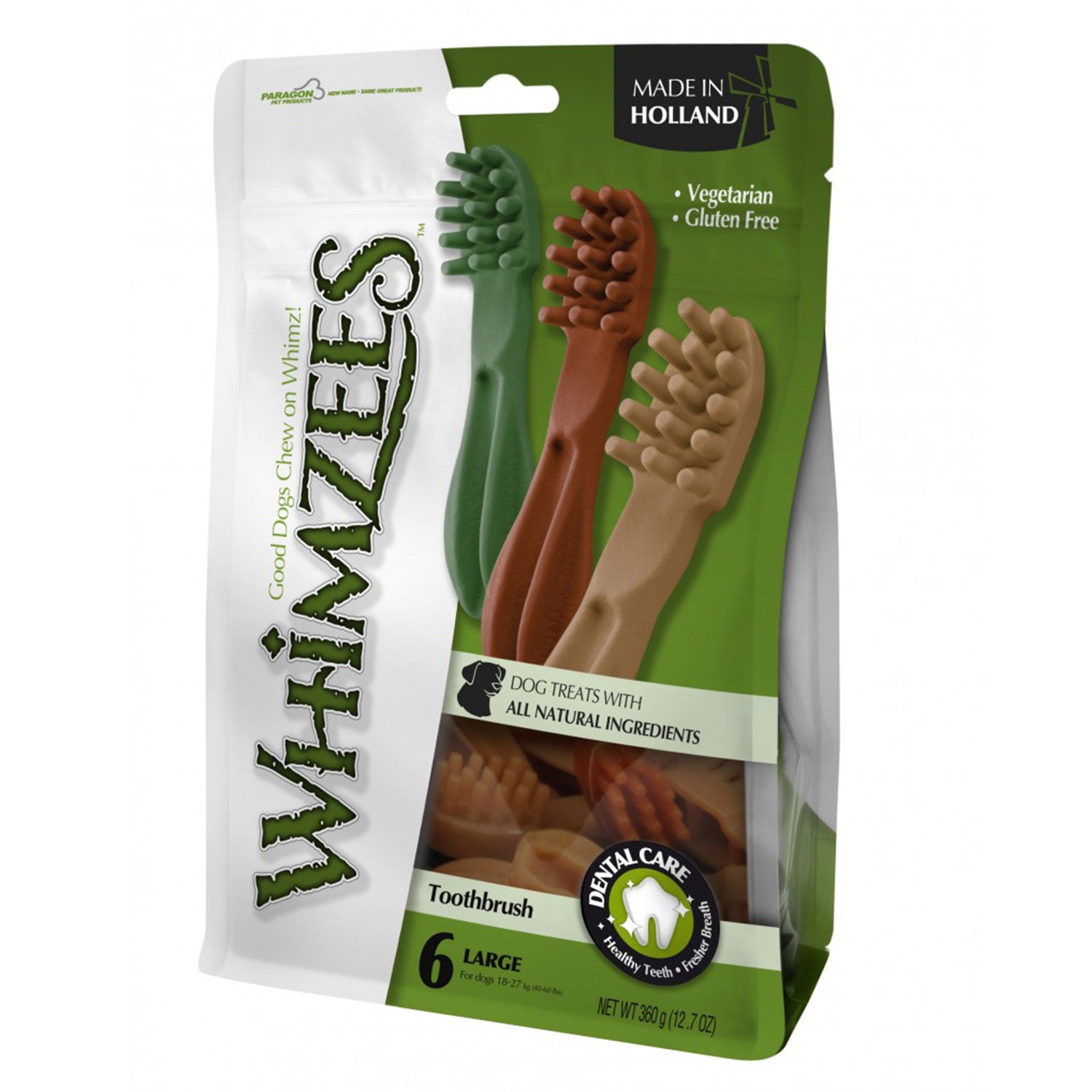WHIMZEES Toothbrush Star Large Mix Colors (6pcs)