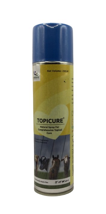 Topicure 250ml anti-inflammatory and antifungal for animals