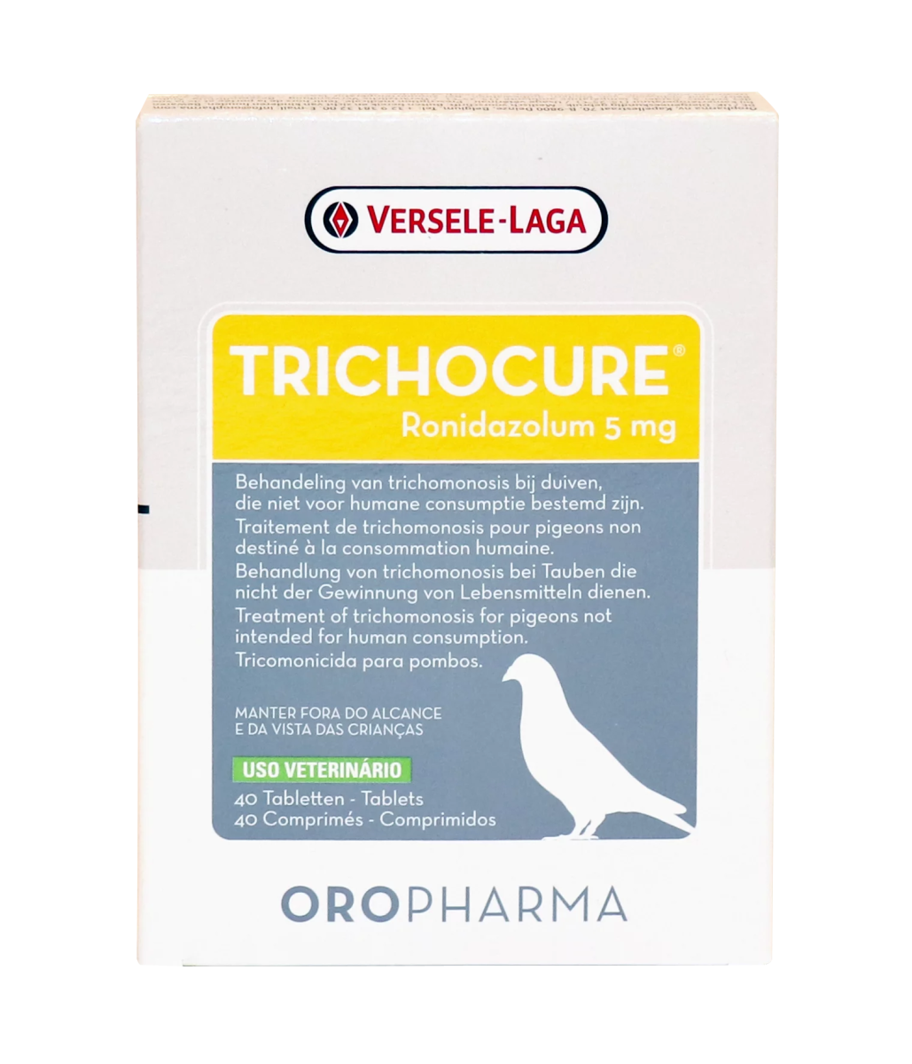 Trichocure 40 Tablets for the treatment of canker in pigeons