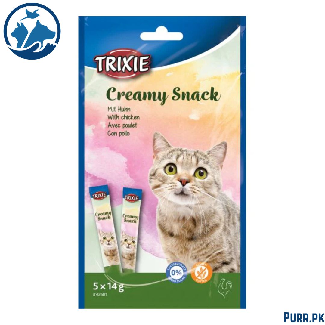 Trixie Cat Creamy Snacks with Chicken 5 × 14 g