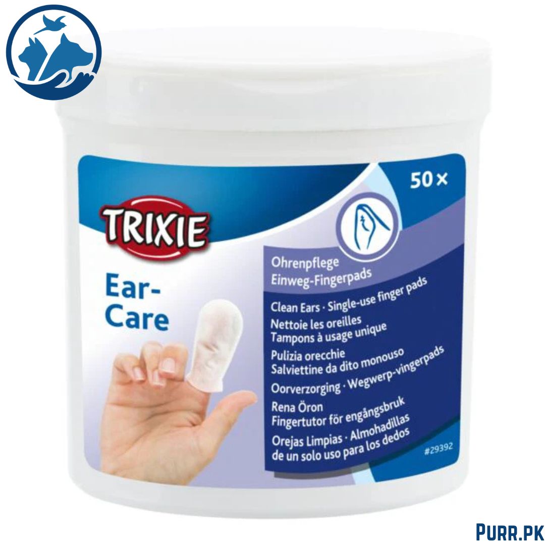 Trixie Dog Ear Care Fingers – 50 pcs