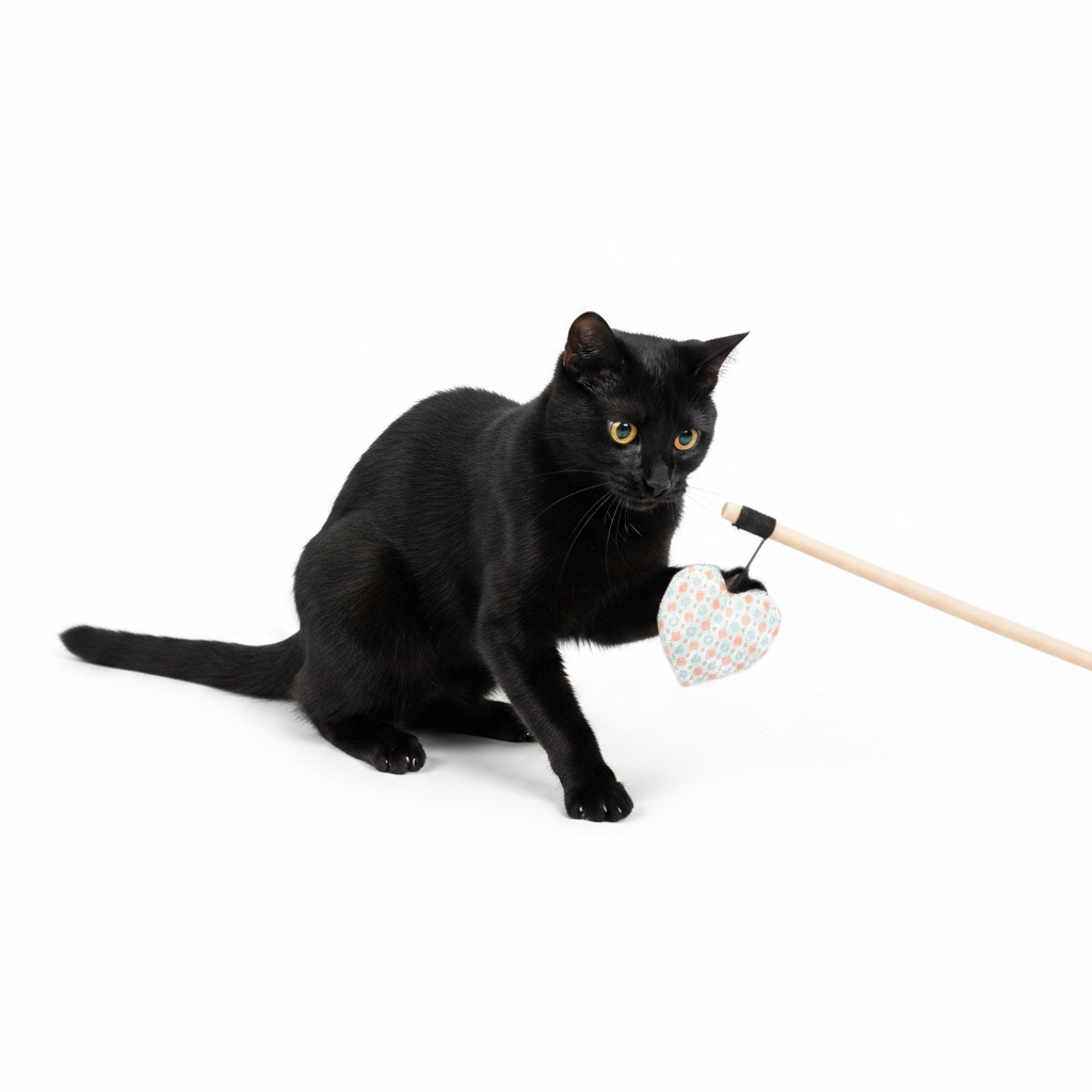 Trixie Playing Rod with Heart Catnip Toy for Cats