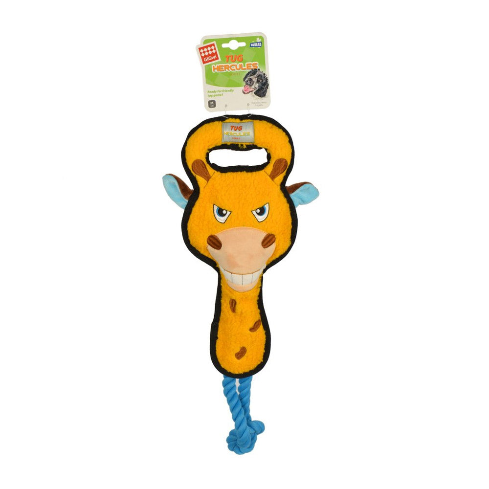 GiGwi Tug Hercules Squeaker Inside Dog Toy Deer