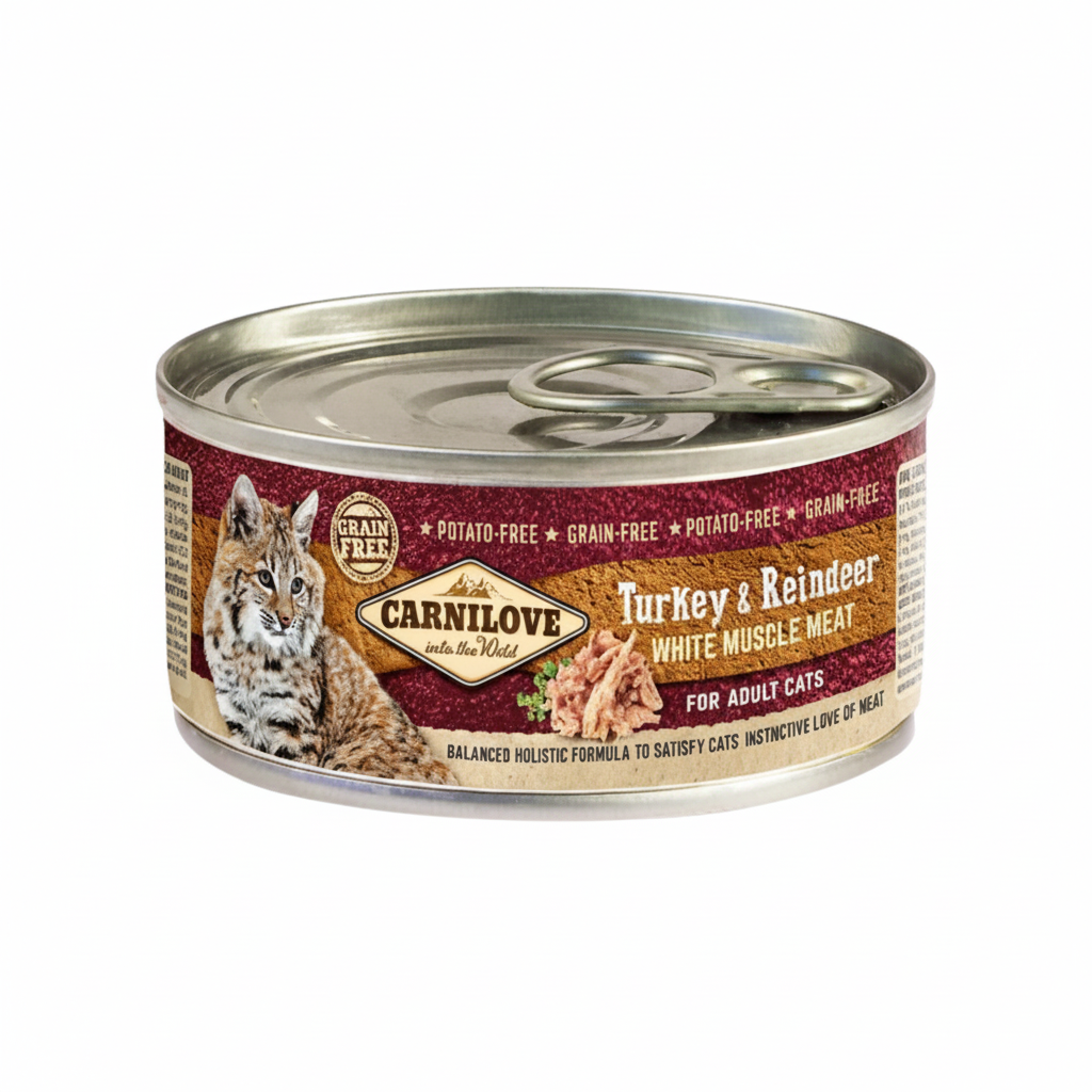 Carnilove Turkey & Reindeer for Adult Cats 100G