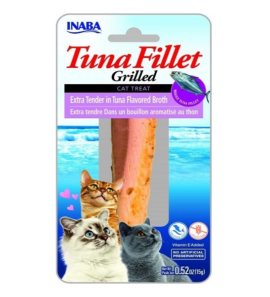 Inaba Grilled Tuna Fillet in Broth Cat Treat 15G