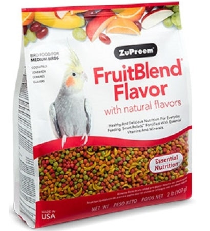 ZuPreem FruitBlend Medium Parrot Food 2lbs