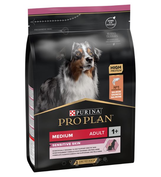 PURINA Pro Plan Optiderma Salmon Medium Sensitive Skin Adult Dry Dog Food