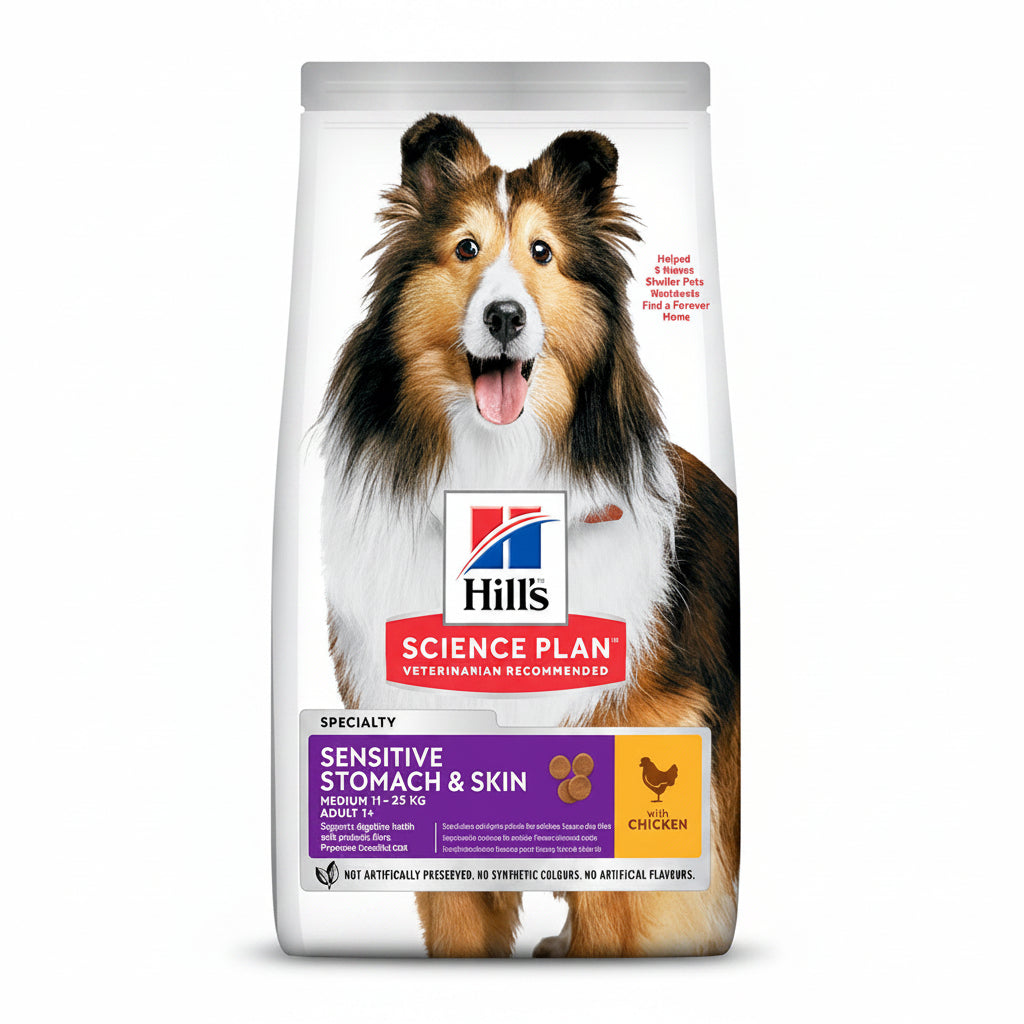 Hill's Science Plan Sensitive Stomach & Skin Medium Adult Dry Dog Food