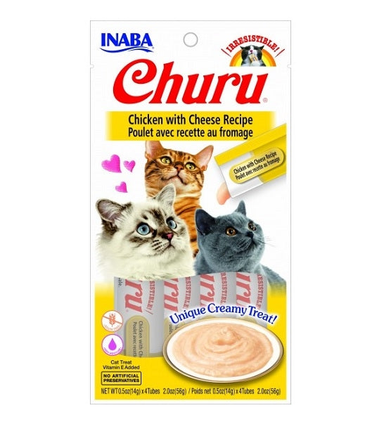 Inaba Churu Chicken with Cheese Recipe Cat Treat 56G 56G