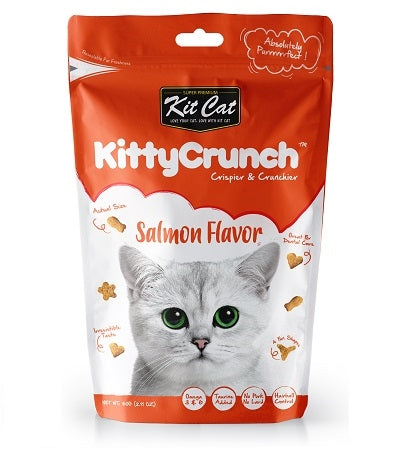 Kit Cat Kitty Crunch Salmon Flavour Cat Treats 60G
