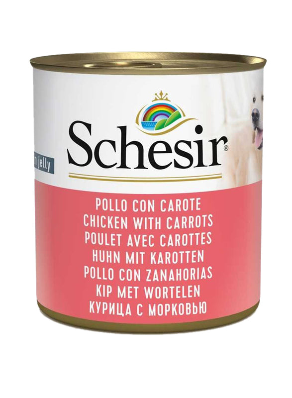 Schesir Chicken with Carrots Wet Dog Food 285G