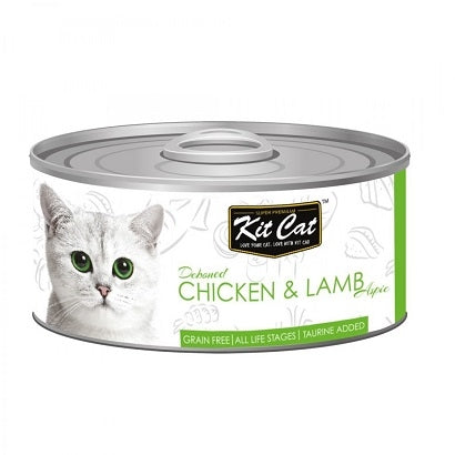Kit Cat Grain Free Chicken & Lamb Topper Wet Cat Food 80G